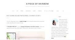 Desktop Screenshot of apieceofrainbow.com